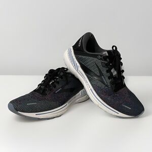 Brooks Adrenaline GTS 22 Womens 9 B Shoes Lavender Black Gray  Running Walking